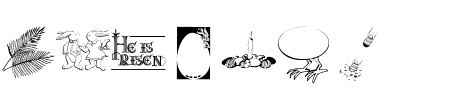 Schriftart Eastereggs: Mehr Infos & Zeichen Übersicht TTF: Eastereggs Schriftart
