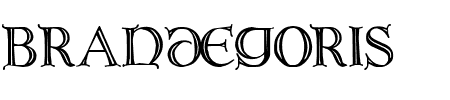 Font Brandegoris: Mehr Infos & Zeichen Übersicht TTF: Brandegoris Font
