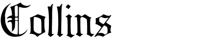 TTF: Collins Schriftart