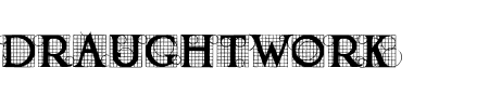 Schrift Draughtwork Demo: Mehr Infos & Zeichen Übersicht TTF: Draughtwork Demo Schrift
