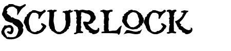 Schriftart Scurlock: Mehr Infos & Vorschau Generator TTF: Scurlock Schriftart