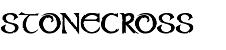 Schrift Stonecross: Mehr Infos & Zeichen Übersicht TTF: Stonecross Schrift