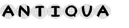 Schrift Antiqua In Grid Balloons: Mehr Infos & Zeichen Übersicht TTF: Antiqua In Grid Balloons Schrift