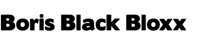 TTF: Boris Black Bloxx Font