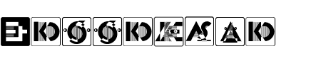 Schriftart Kassandras Monogramme: Mehr Infos & Vorschau Generator TTF: Kassandras Monogramme Schriftart