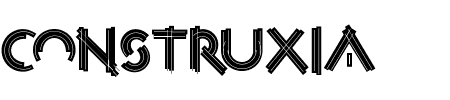 TTF: Construxia Black Inline Schriftart