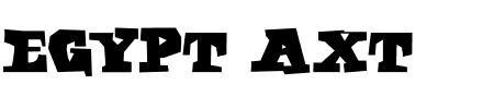 TTF: Egypt Axt Font