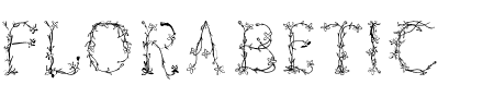 Schrift Florabetic: Mehr Infos & Zeichen Übersicht TTF: Florabetic Schrift