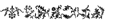 Font Floralia: Mehr Infos & Zeichen Übersicht TTF: Floralia Font