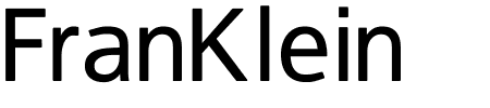 Schriftart FranKlein: Mehr Infos & Vorschau Generator TTF: FranKlein Schriftart