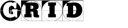 Schriftart Grid Concrete Logoable: Mehr Infos & Vorschau Generator TTF: Grid Concrete Logoable Schriftart