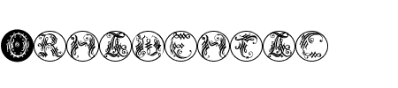 TTF: Ornamental Initial Buttons Schriftart