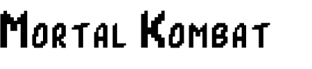 Schriftart Mortal Kombat: Mehr Infos & Vorschau Generator TTF: Mortal Kombat Schriftart