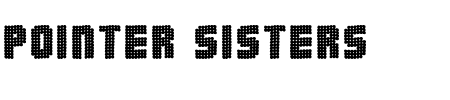 Schrift Pointer Sisters Freeformed: Mehr Infos & Zeichen Übersicht TTF: Pointer Sisters Freeformed Schrift