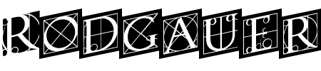 Schriftart Rodgauer Two: Mehr Infos & Vorschau Generator TTF: Rodgauer Two Schriftart