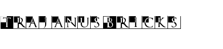 Schriftart TrajanusBricks Xtra: Mehr Infos & Vorschau Generator TTF: TrajanusBricks Xtra Schriftart