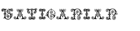 Schriftart Vaticanian Initials: Mehr Infos & Vorschau Generator TTF: Vaticanian Initials Schriftart