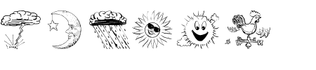 Schrift Weather Bats: Mehr Infos & Zeichen Übersicht TTF: Weather Bats Schrift