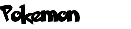 Schriftart Pokemon: Mehr Infos & Vorschau Generator TTF: Pokemon Schriftart