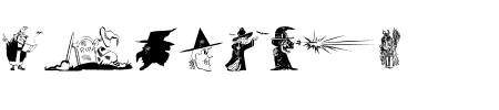 Schriftart Witches Stuff: Mehr Infos & Vorschau Generator TTF: Witches Stuff Schriftart