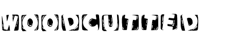 Schriftart Woodcutted Caps Invers: Mehr Infos & Vorschau Generator TTF: Woodcutted Caps Invers Schriftart