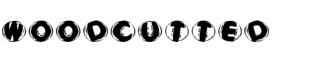 TTF: Woodcutted Caps Black FS Schriftart