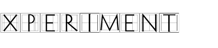 Schriftart XperimentypoThree: Mehr Infos & Vorschau Generator TTF: XperimentypoThree Schriftart