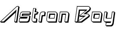 TTF: Astron Boy Wonder Font