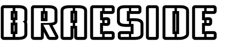 TTF: Braeside Outlined Schriftart