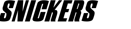TTF: Snickers Schriftart