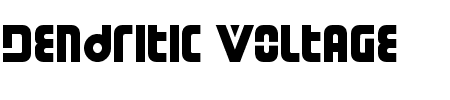 TTF: Dendritic Voltage Font