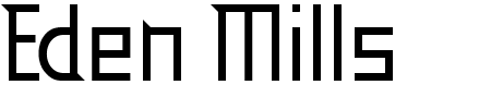 Font Eden Mills: Mehr Infos & Zeichen Übersicht TTF: Eden Mills Font