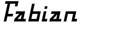Font Fabian: Mehr Infos & Zeichen Übersicht TTF: Fabian Font