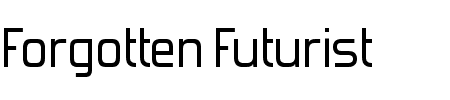 TTF: Forgotten Futurist Font