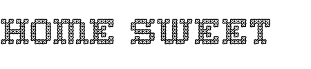 Schriftart Home Sweet Home Outlined: Mehr Infos & Vorschau Generator TTF: Home Sweet Home Outlined Schriftart