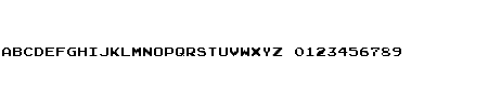 TTF: Joystix Schriftart