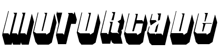 Schriftart Motorcade: Mehr Infos & Vorschau Generator TTF: Motorcade Schriftart
