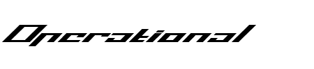 TTF: Operational Amplifier Font