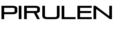 Schriftart Pirulen: Mehr Infos & Vorschau Generator TTF: Pirulen Schriftart