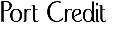 Schriftart Port Credit: Mehr Infos & Vorschau Generator TTF: Port Credit Schriftart