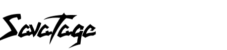 TTF: Savatage Schriftart