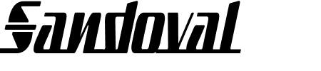 Font Sandoval: Mehr Infos & Zeichen Übersicht TTF: Sandoval Font