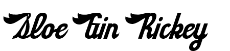 Schriftart Sloe Gin Rickey: Mehr Infos & Vorschau Generator TTF: Sloe Gin Rickey Schriftart