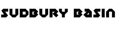 TTF: Sudbury Basin Font