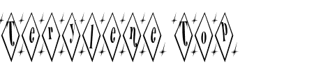 Schriftart Terylene Top: Mehr Infos & Vorschau Generator TTF: Terylene Top Schriftart
