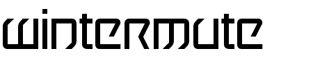 TTF: Wintermute Font