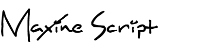 TTF: Maxine Script Schriftart