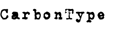 TTF: CarbonType Schriftart
