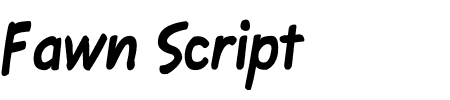 TTF: Fawn Script Schrift