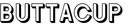TTF: Buttacup Shaded Schriftart